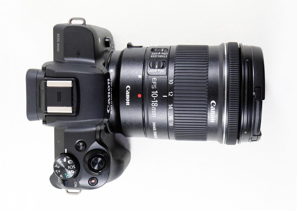 Canon M50 with adapter